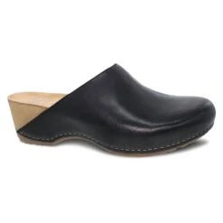 Dansko Talulah Black Milled Burnished