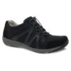 Dansko Henriette Wide Black/Black Suede
