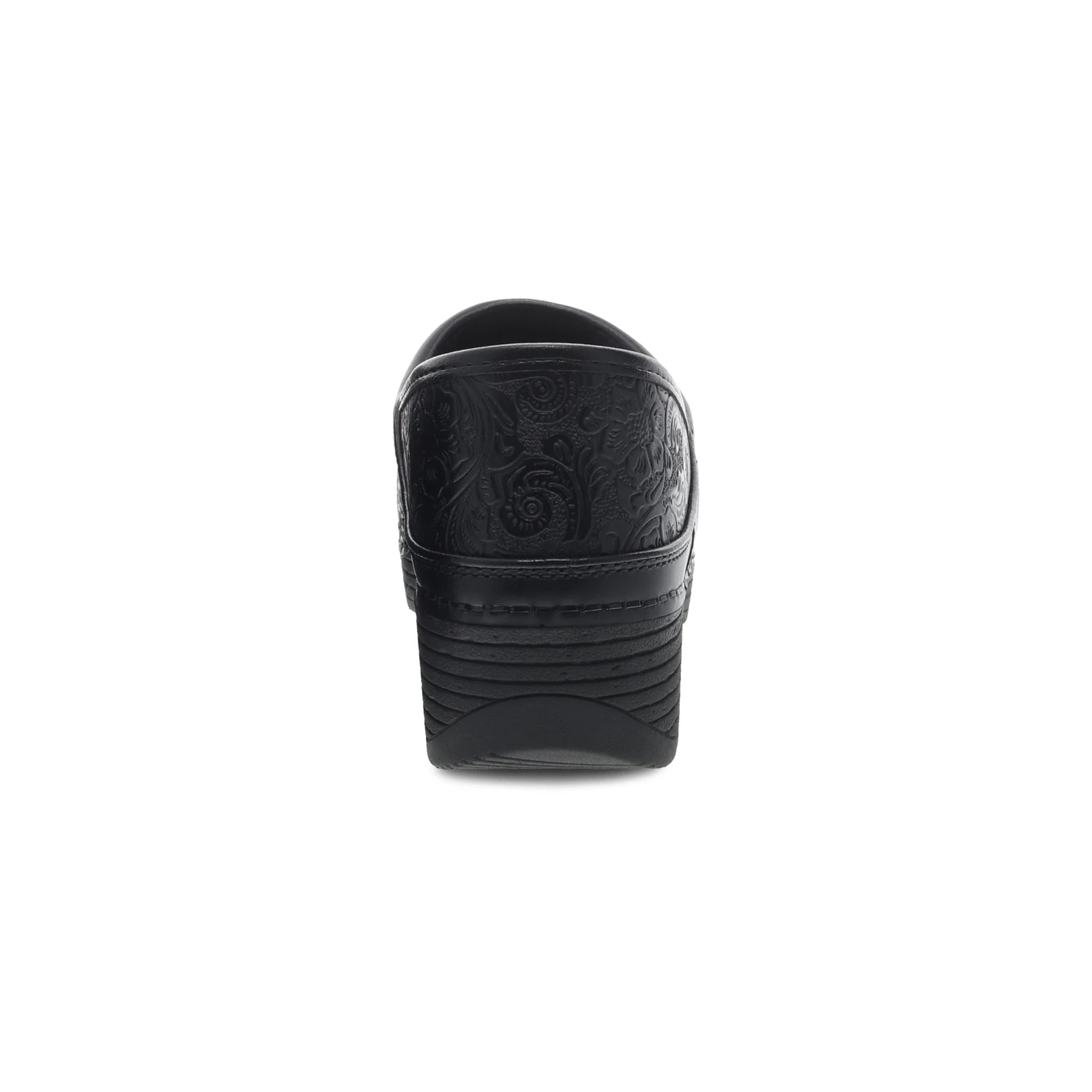 Dansko LT Pro Black Floral Tooled 4 Dansko LT Pro Black Floral Tooled - Image 4